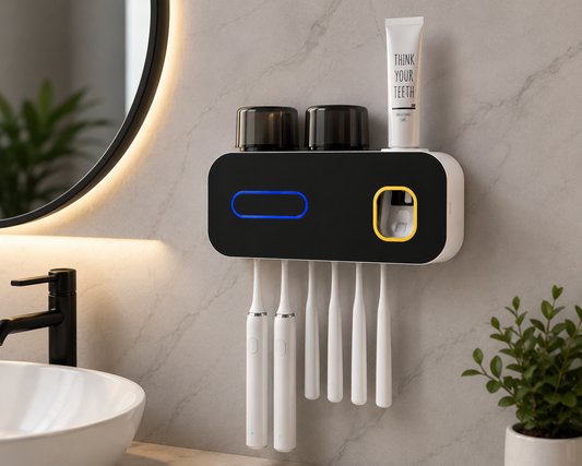 Wall-Mounted Toothbrush UV Sanitizer